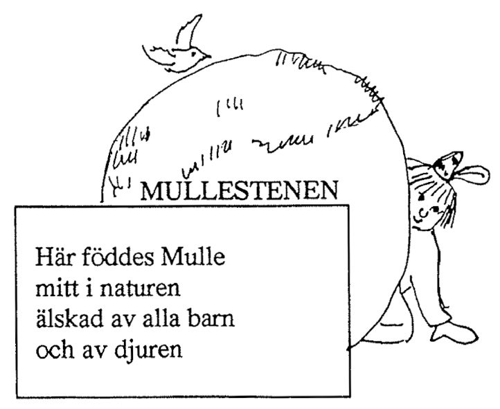 Här föddes Mulle mitt i naturen, älskad av alla barn och av djuren.