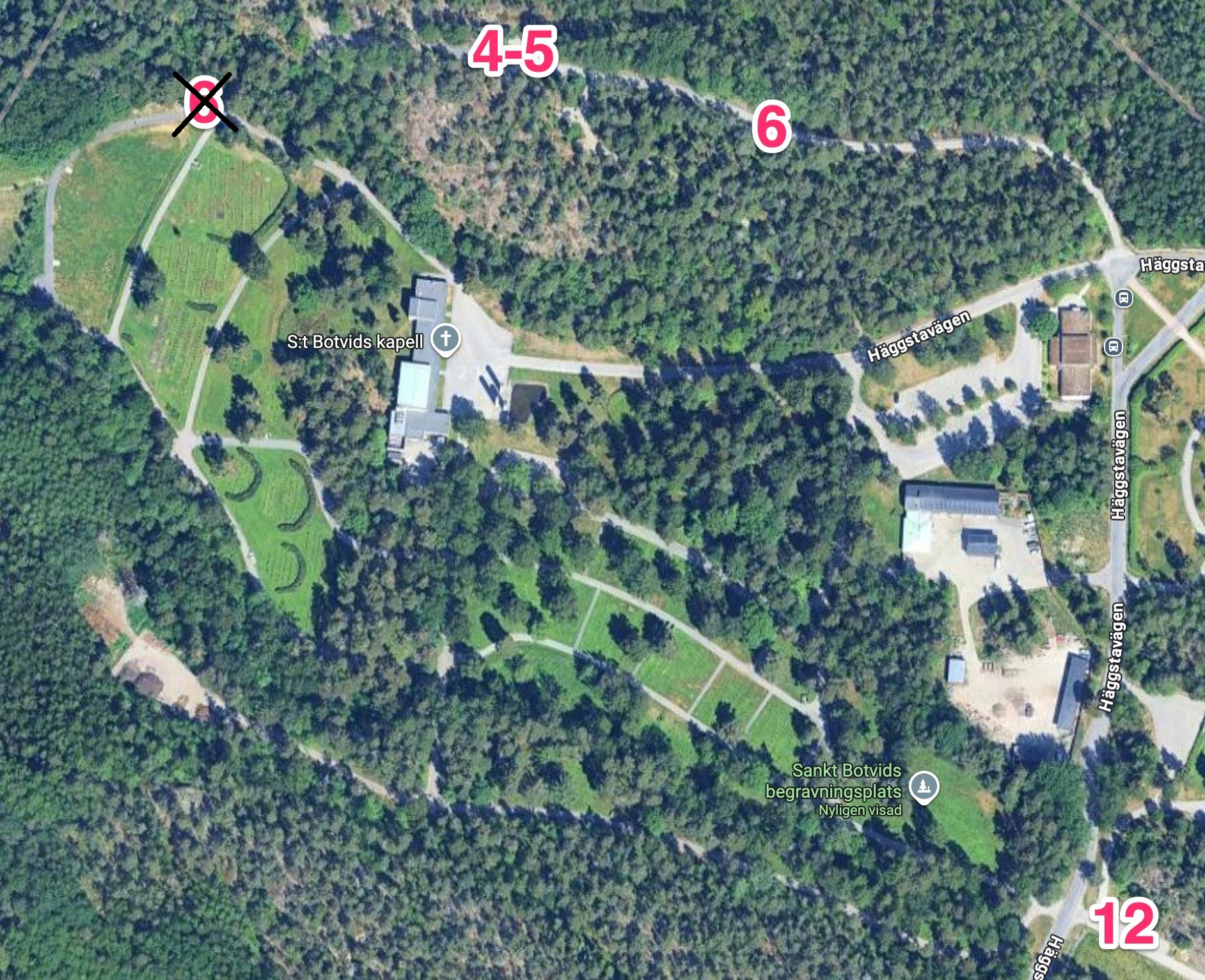 Parkering H&auml;ggsta