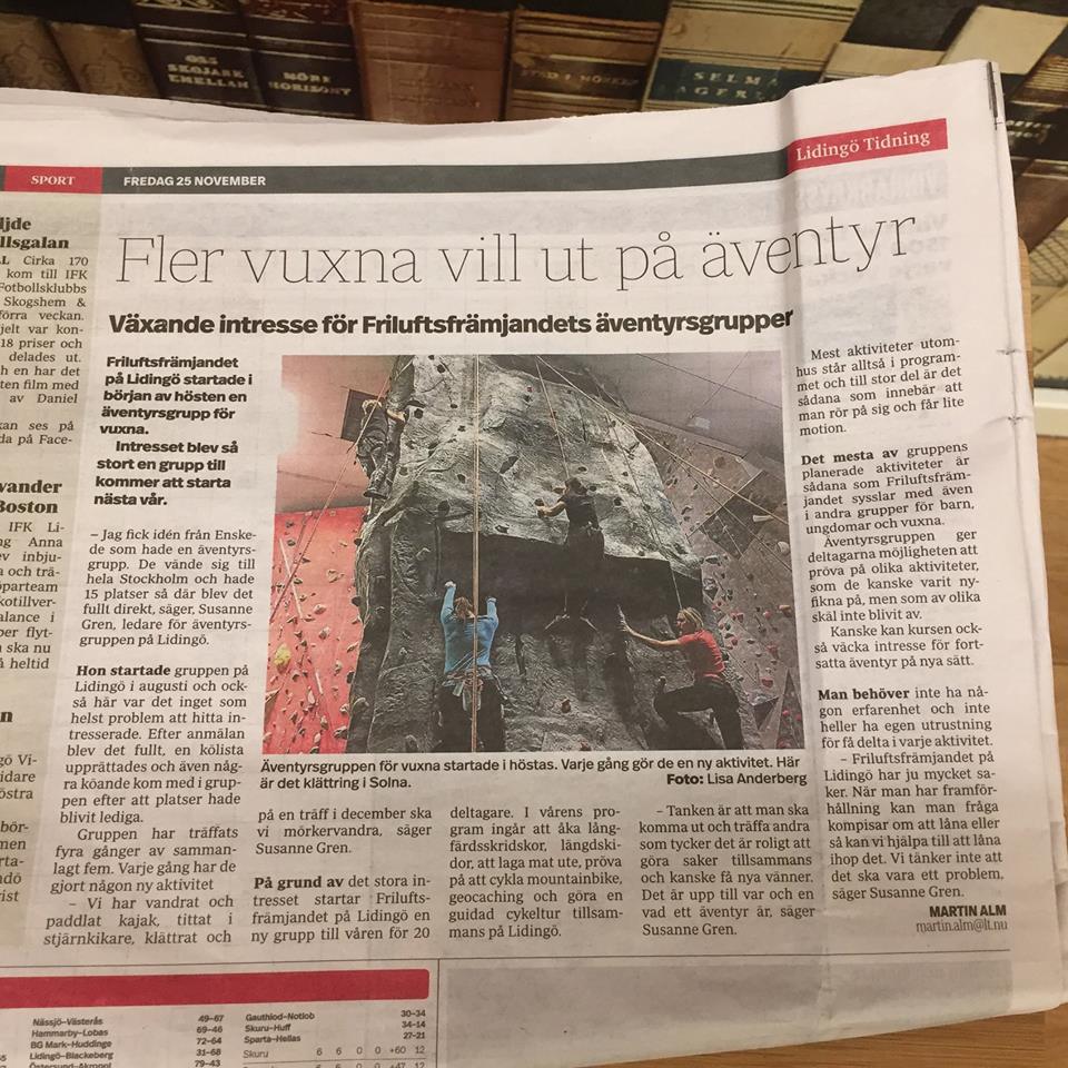 Äventyrliga vuxna Lidingö tidning 2016-11-25.jpg