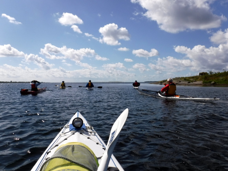 Mot Långören i solsken