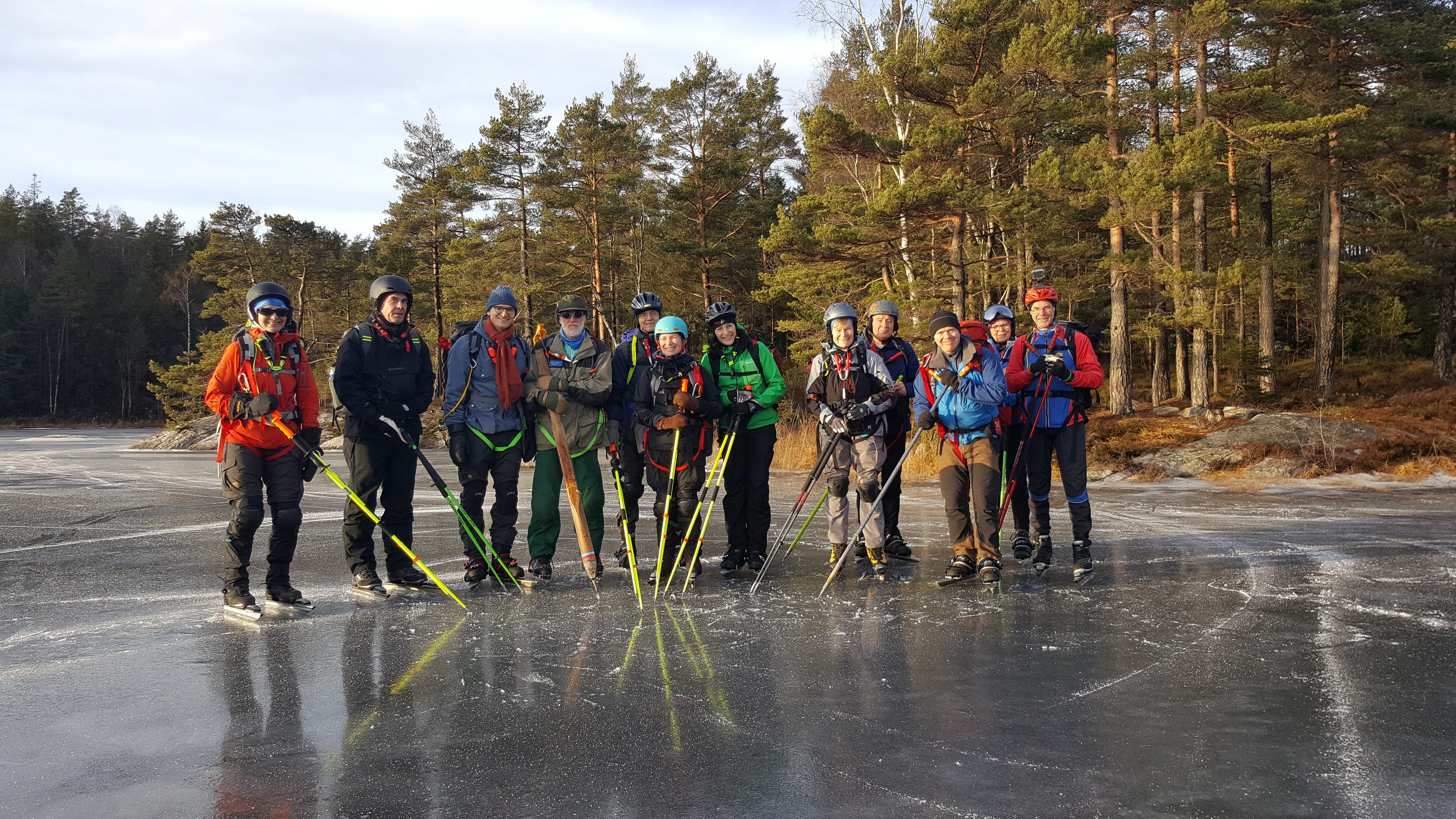 Samling på isen