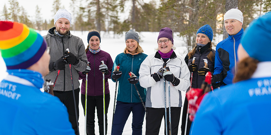 Längdskidor med Friluftsfrämjandet