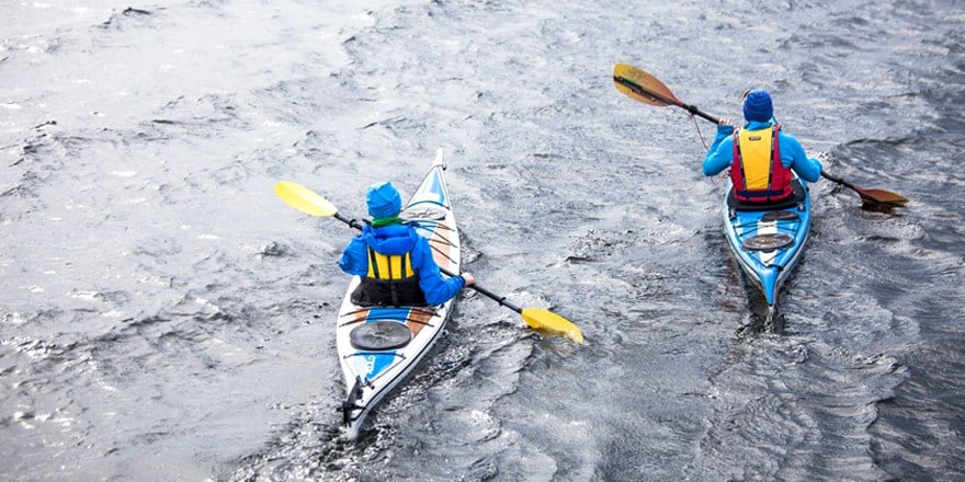Paddla kajak på havet med Friluftsfrämjandet
