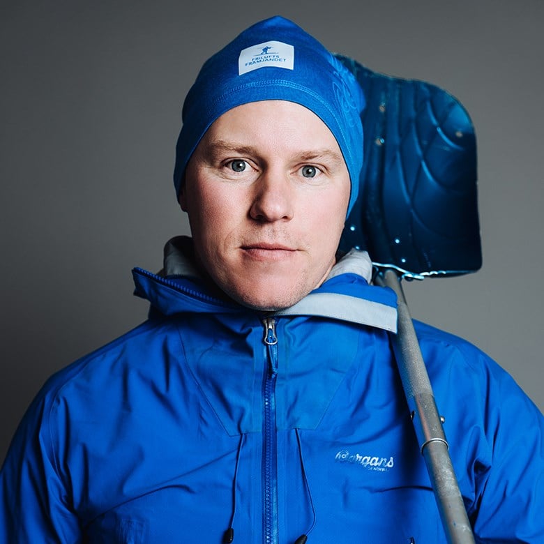 Pontus är fjälledare i Friluftsfrämjandet